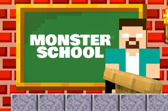 image bg Monster School - Roller Coaster & Parkour