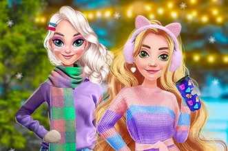 image bg Soft Girls Winter Aesthetics