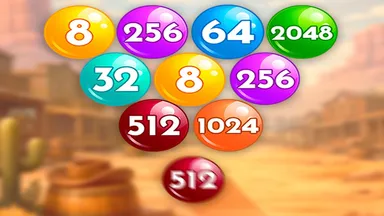 image bg Number Bubble Shooter Wild West